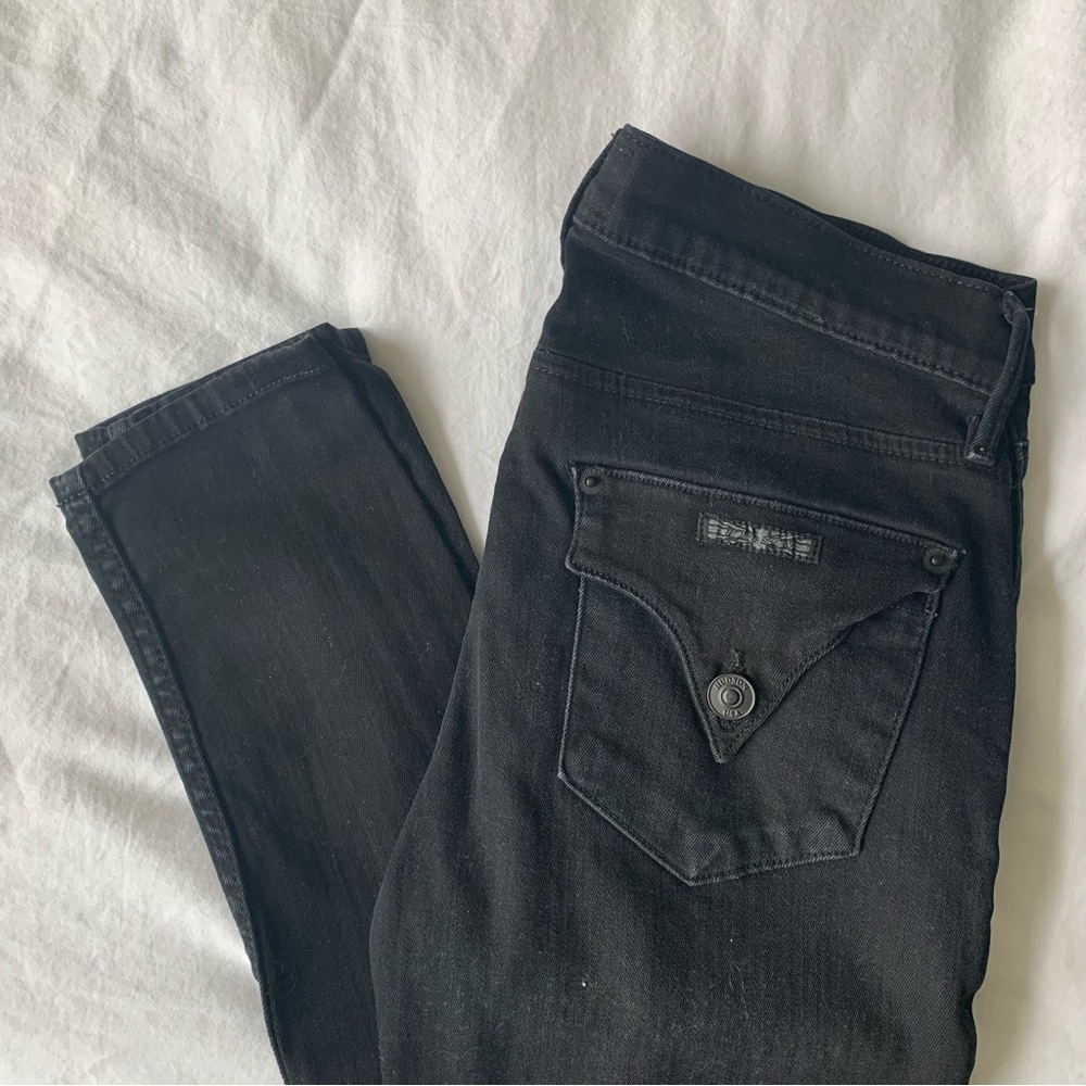LYDIA MIDRISE FLAP SPR SKINNY | Hudson Jeans